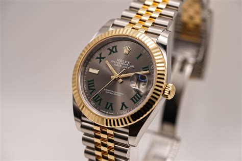 rolex wimbledon yellow gold|rolex wimbledon 41 for sale.